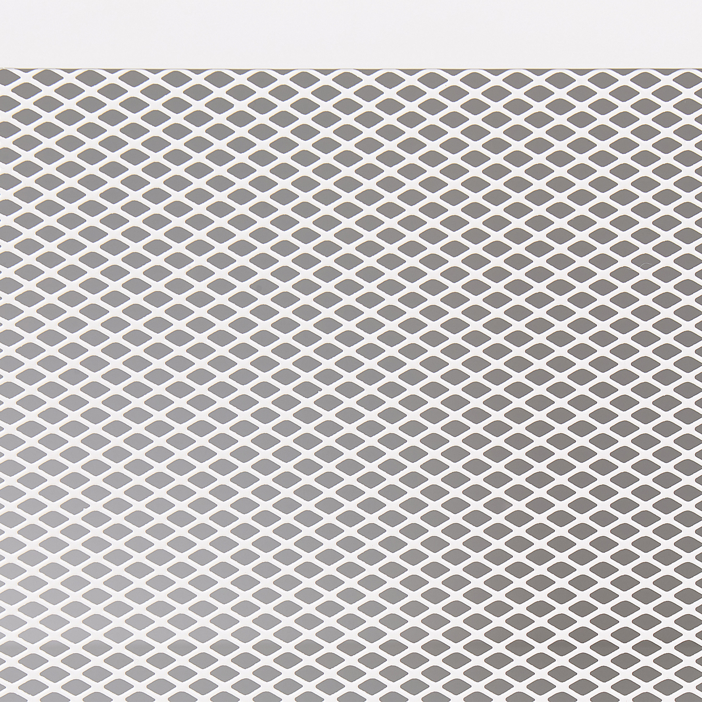 Bedside Table White Steel Powder Coated Mesh Door Nightstand