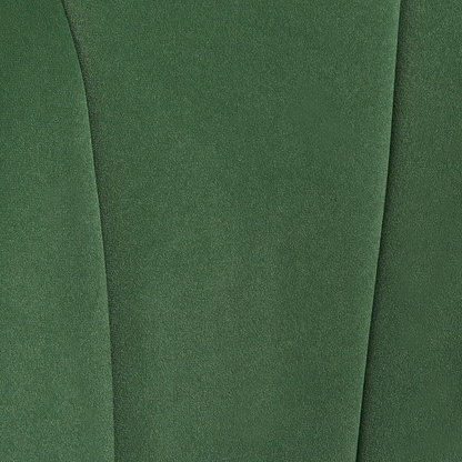Armchair Green Velvet Round Tub Chair With Gold Metal Base Glam Retro Accent