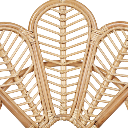 Peacock Kids Chair Natural Rattan 58 x 55 x 70cm Boho
