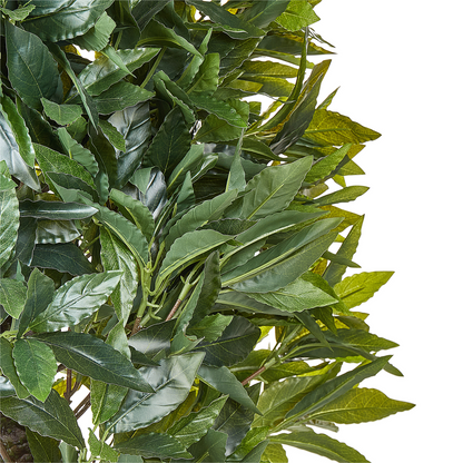 Laurel Living Lifelike Artificial Potted Plant 160cm Green and Black