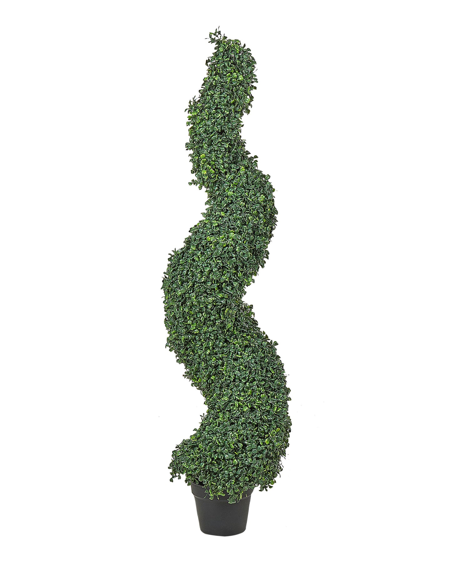 Artificial Potted Spiral Tree 120cm Green Outdoor Decor
