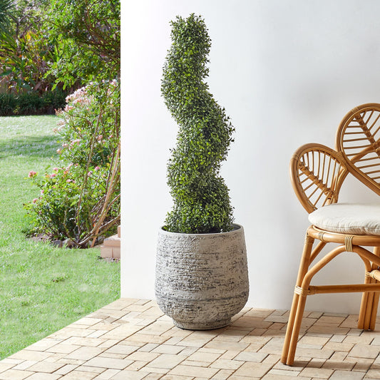 Co Green Spiral Tree 98cm Artificial Indoor Outdoor Decor