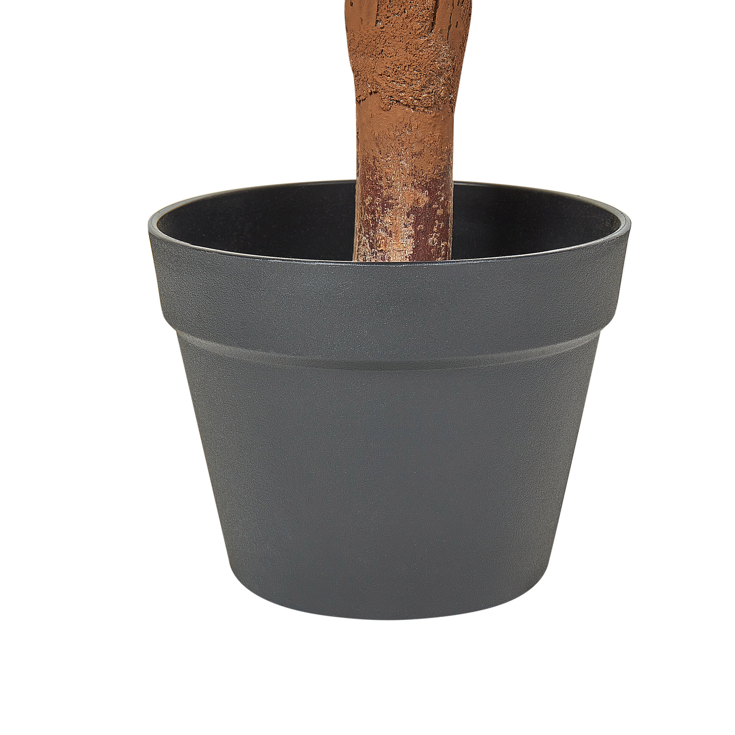 Artificial Buxus Ball Tree 92cm With Realistic Green Leaves Solid Wood Trunk Indoor Outdoor Decor