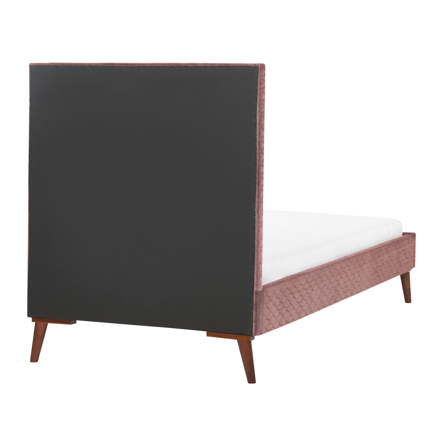 EU 3ft Pink Velvet Upholstered Honeycomb Headboard