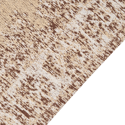 Runner Rug Beige 80 x 300cm Oriental Distressed