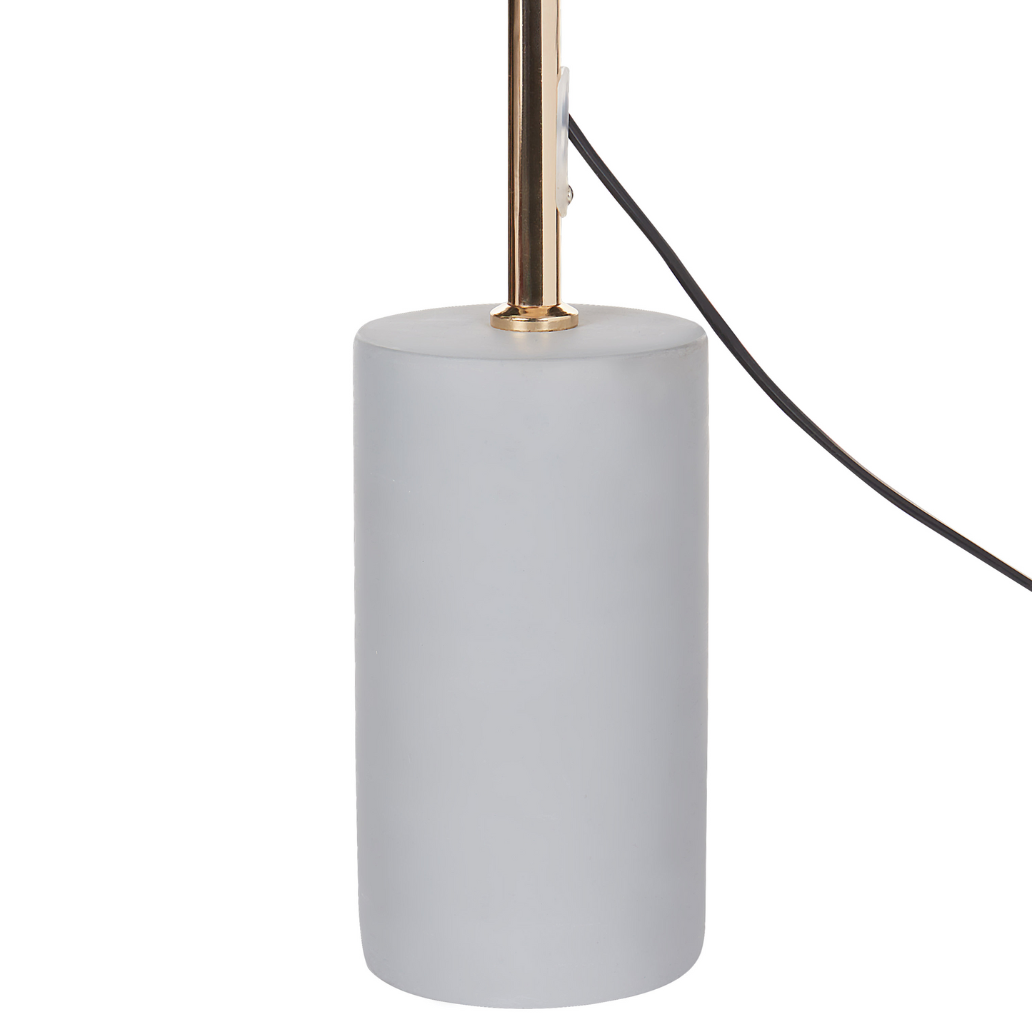 Bedside Lamp Adjustable Beige Shade Concrete Base 68cm