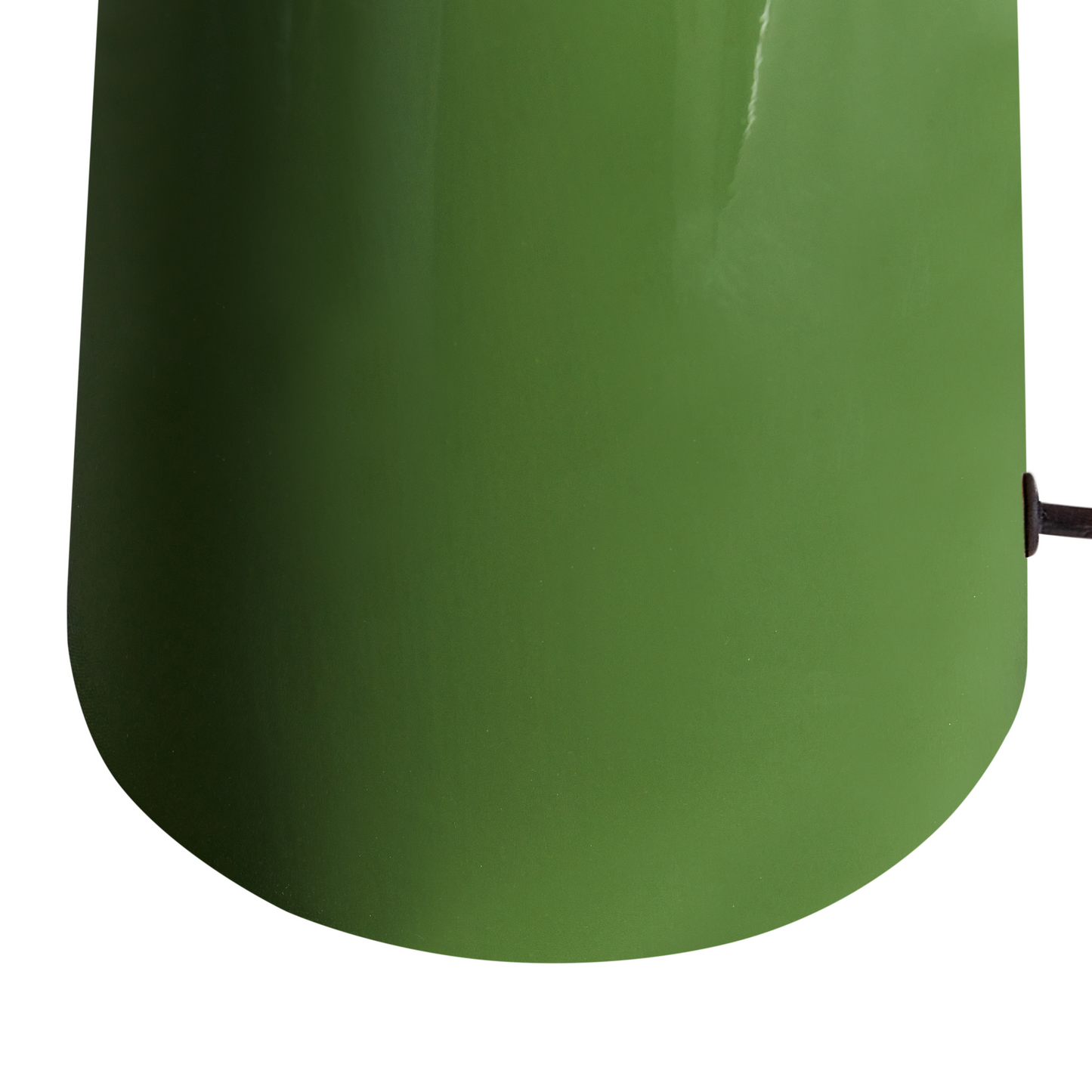 Bedside Lamp Faux Suede Shade Olive Green Ceramic Base 62cm