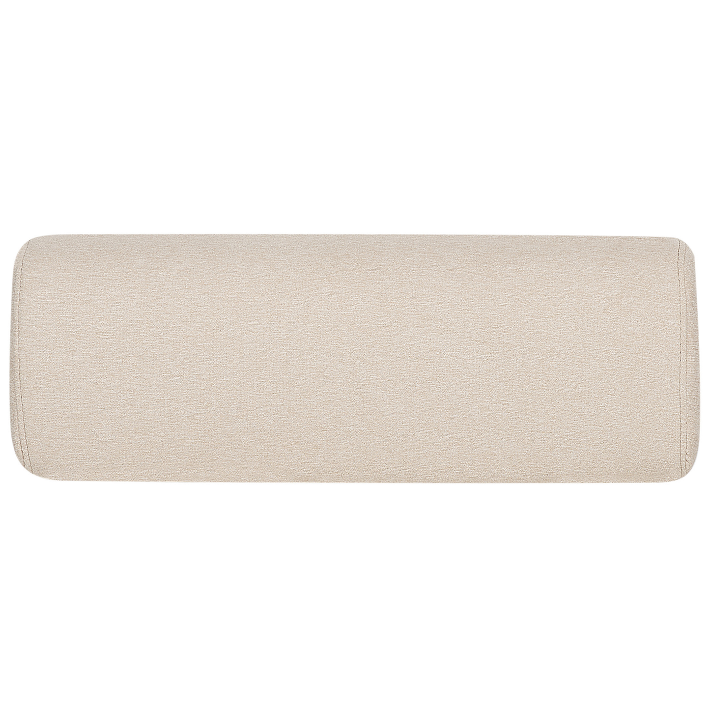 Luxe Sofa Pouffe Bed Beige Fabric Modern Sleeper One Seater