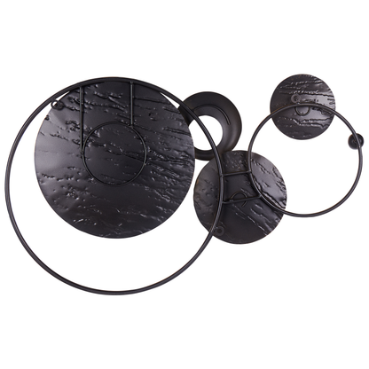 Living Gold Iron Geometric Wall Decor Sculpture