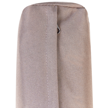 Bamboo Armchair Taupe Cushions Outdoor Indoor Slipper Design