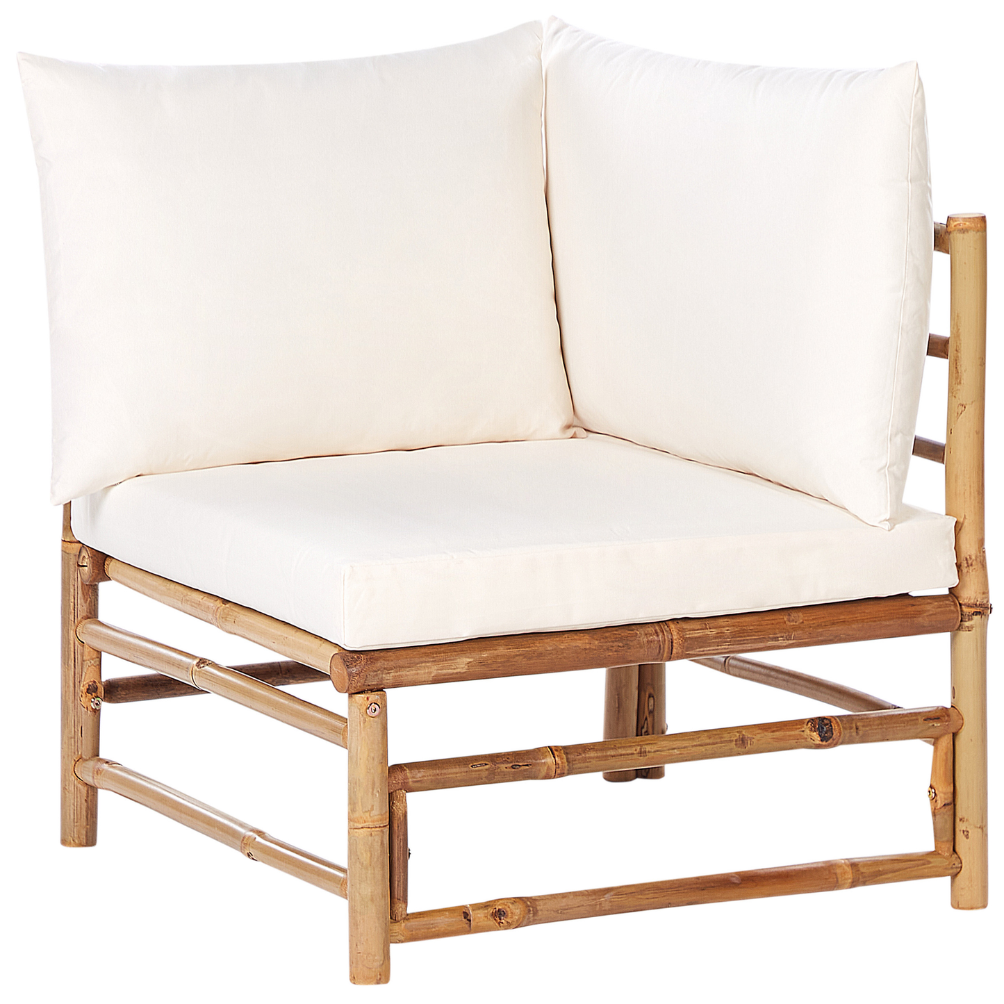 Modular Sofa Set Off White Cushions 5 Seater Coffee Table