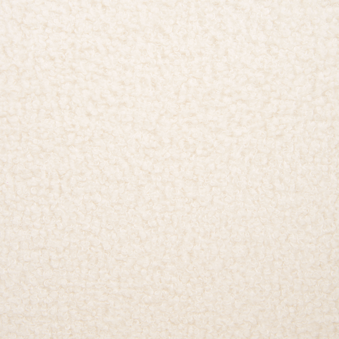 Armchair Off White Boucle Upholstered Wooden Legs