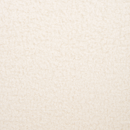 Armchair Off White Boucle Upholstered Wooden Legs