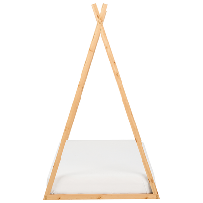 Kids House Bed Light Pine Wood 3ft Single