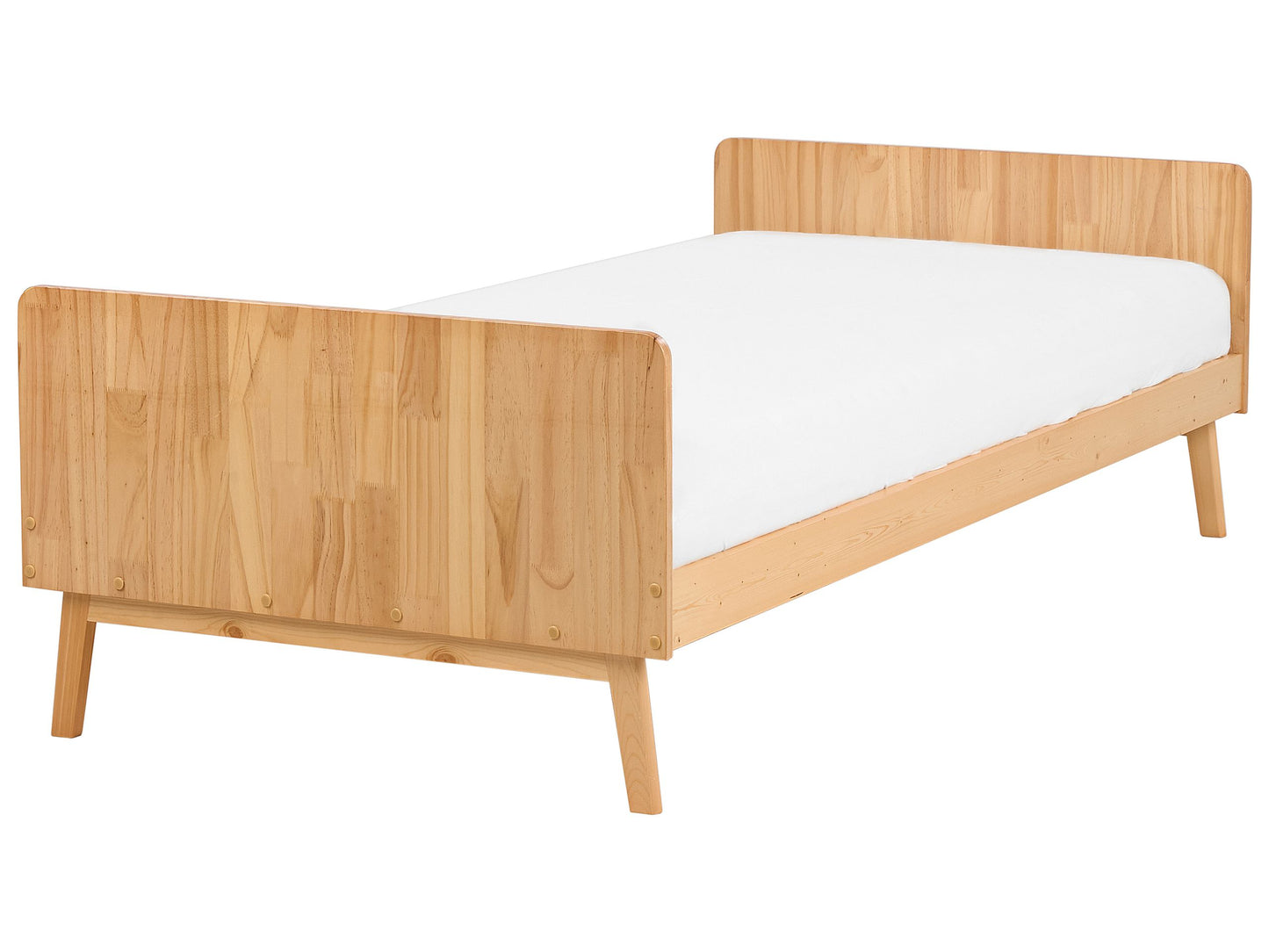 EU Single Bed Frame 90 x 200cm Slatted Base