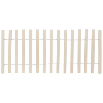 EU Pine Bed Frame 90 x 200 White Slatted Base Scandinavian Style