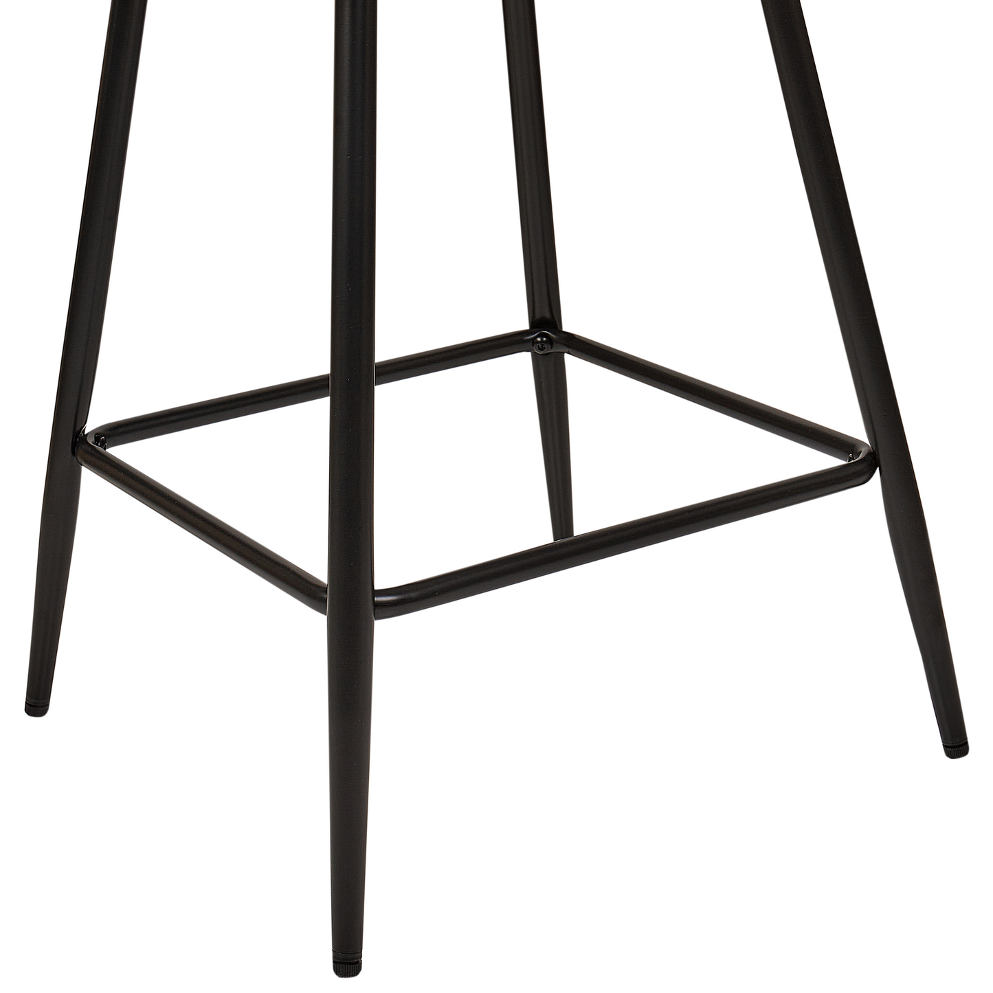 Velvet Bar Chairs Set Of 2 White Armrests Metal Legs