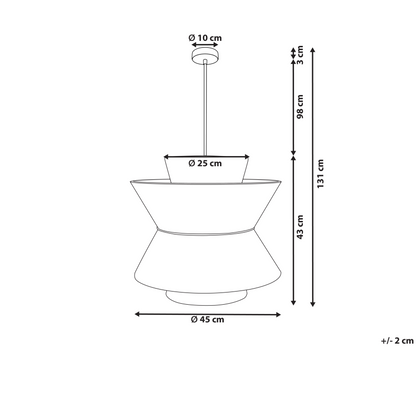 Boho Pendant Lamp Natural Straw Shade Black Iron Base