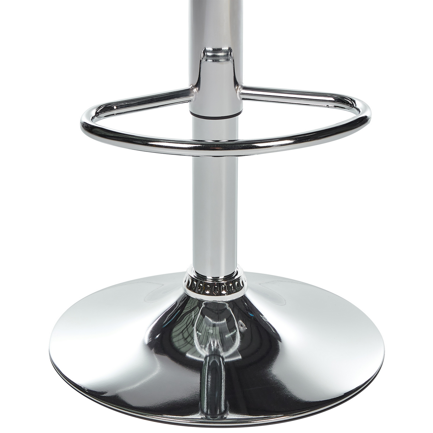 Set of 2 Transparent Acrylic Swivel Gas Lift Bar Stools