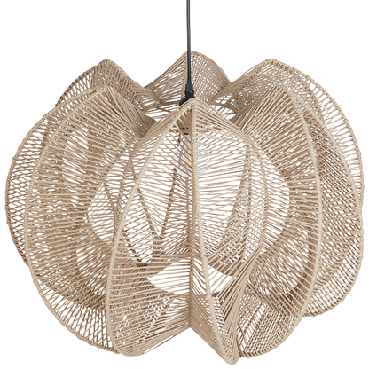 Boho Natural Paper Rope Pendant Lamp