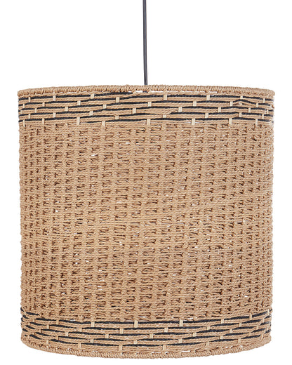 Pendant Lamp Natural Paper Rope Shade Hanging Light