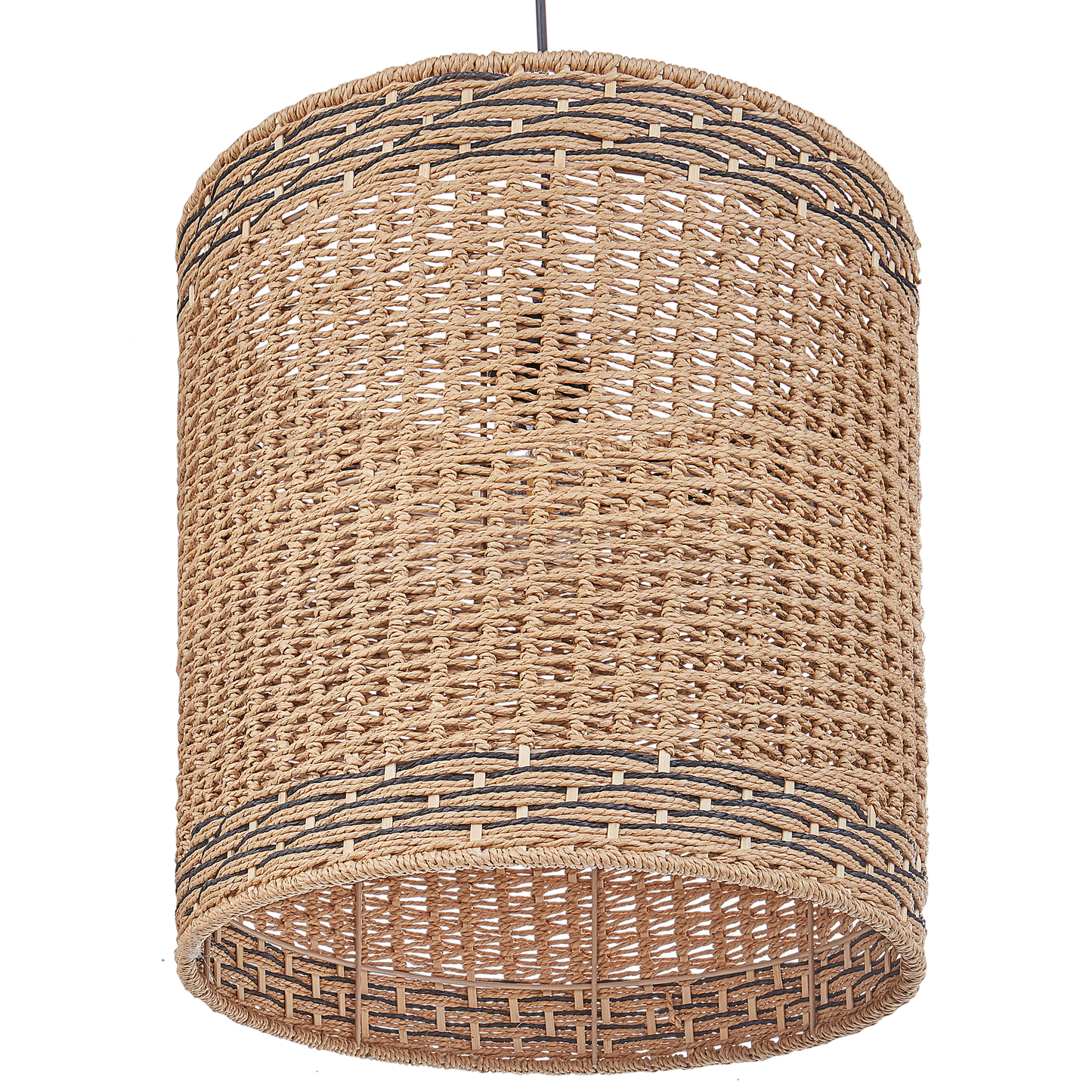 Pendant Lamp Natural Paper Rope Shade Hanging Light