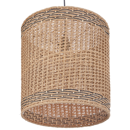Pendant Lamp Natural Paper Rope Shade Hanging Light
