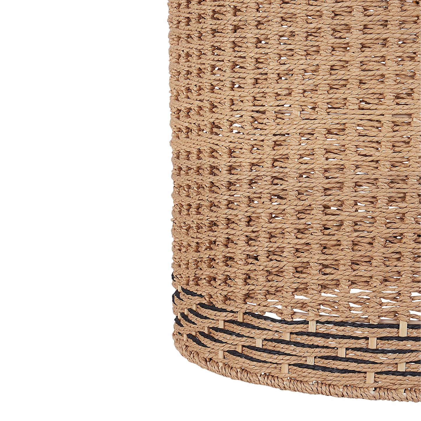 Pendant Lamp Natural Paper Rope Shade Hanging Light