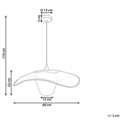 Pentant Pendant Lamp Black Iron And Rattan Shade Hanging Light For Modern Decor For Any Room