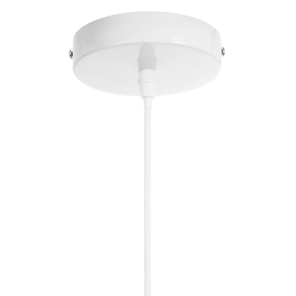 Pentant Black Pendant Lamp With Metal And Rattan Shade