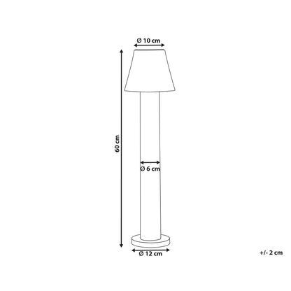 Bollard Light Black Aluminum 60cm LED Path Lamp