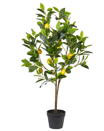 Artificial Potted Plant 105cm Green Black Citrus Tree