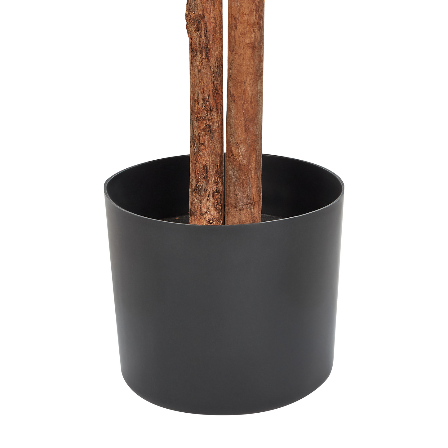 Living Artificial Ficus Tree 167cm Green and Black Indoor Decorative Plant