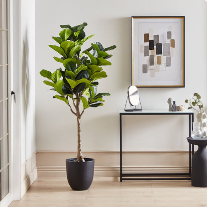 Living Artificial Fig Tree 162cm Green and Black