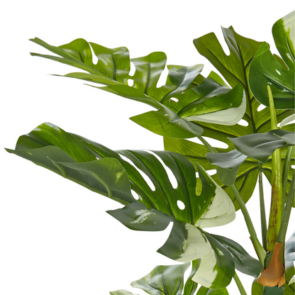 Decor Artificial Monstera Potted Plant 135cm Green Black