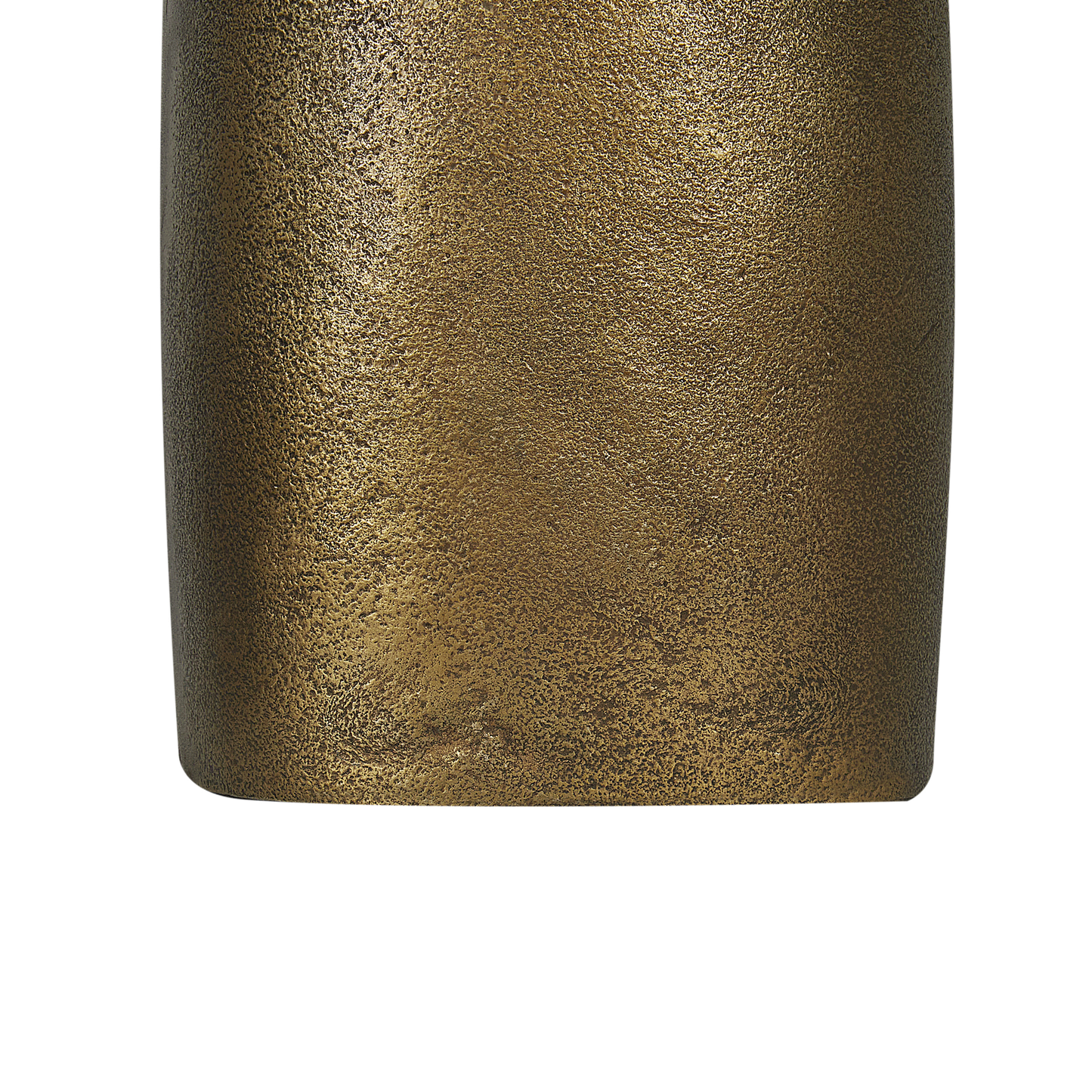 Lustre Home Brass Finish Aluminium Decorative Vase 46cm