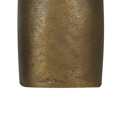 Lustre Home Brass Finish Aluminium Decorative Vase 46cm