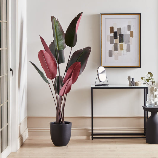 Artificial Banana Tree 170cm Green And Black Decor