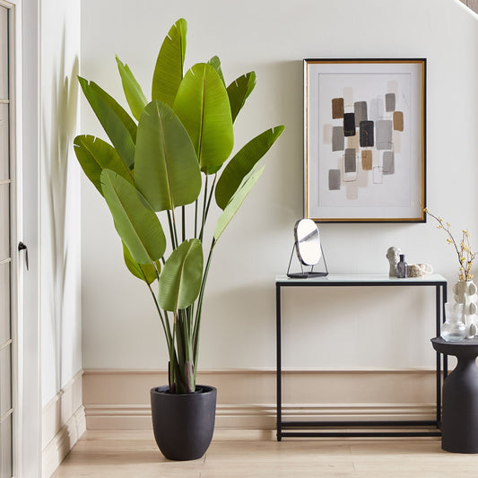 Banana Tree Artificial 187cm Green Black Indoor Decor