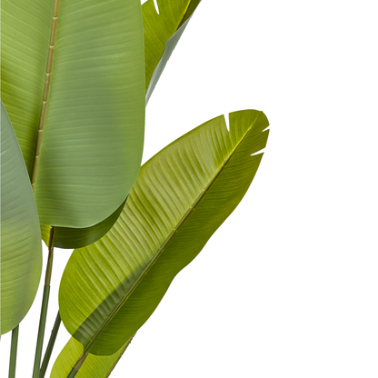 Banana Tree Artificial 187cm Green Black Indoor Decor