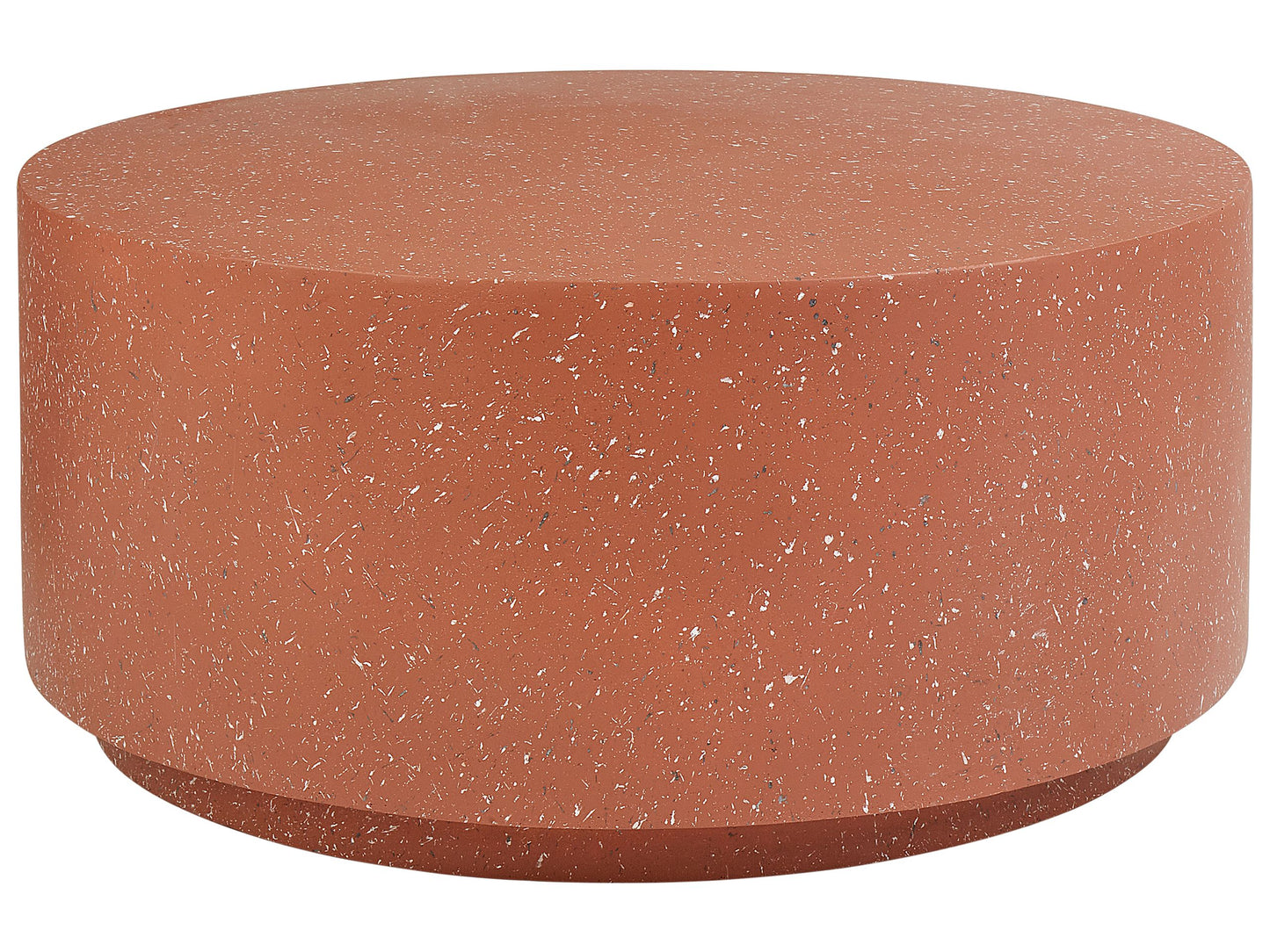 Accent Red Terrazzo Outdoor Round Coffee Table 90cm