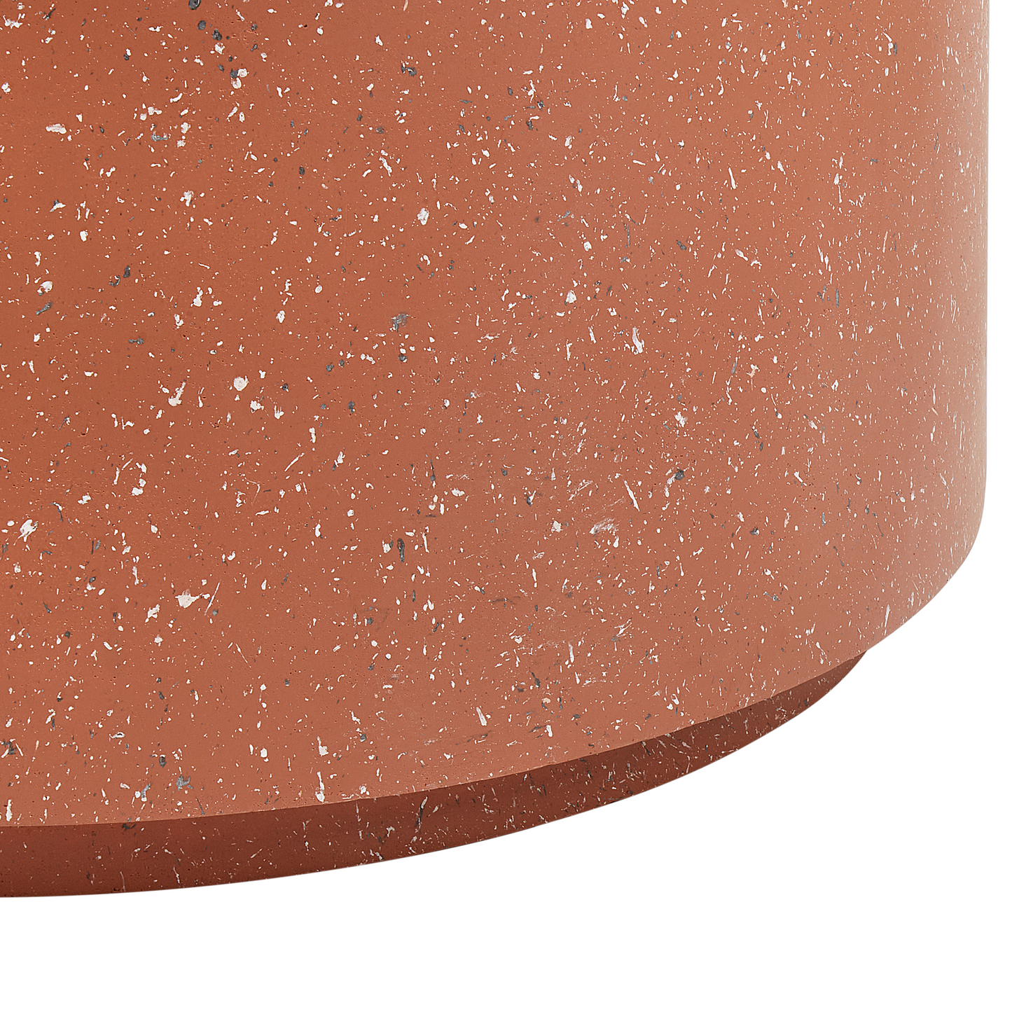 Accent Red Terrazzo Outdoor Round Coffee Table 90cm