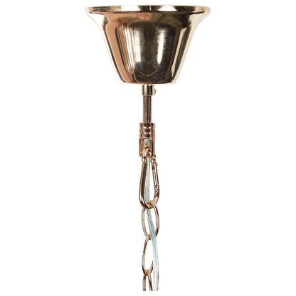 Chandelier Gold Metal 40cm Pendant Crystal Lamp