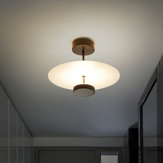 Pendant LED Lamp Black Integrated LED Rings Modern Lighting