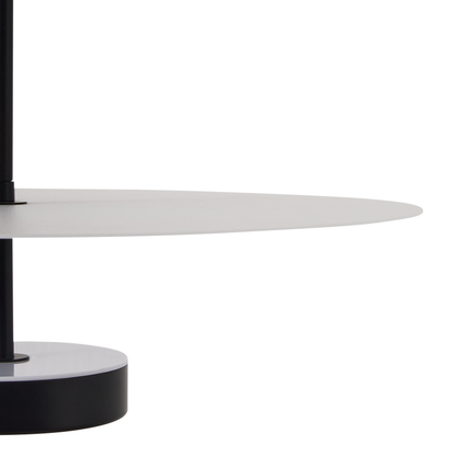 Pendant LED Lamp Black Integrated LED Rings Modern Lighting