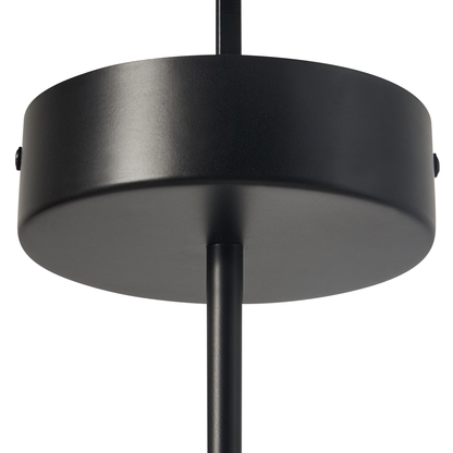 Pendant LED Lamp Black Integrated LED Rings Modern Lighting