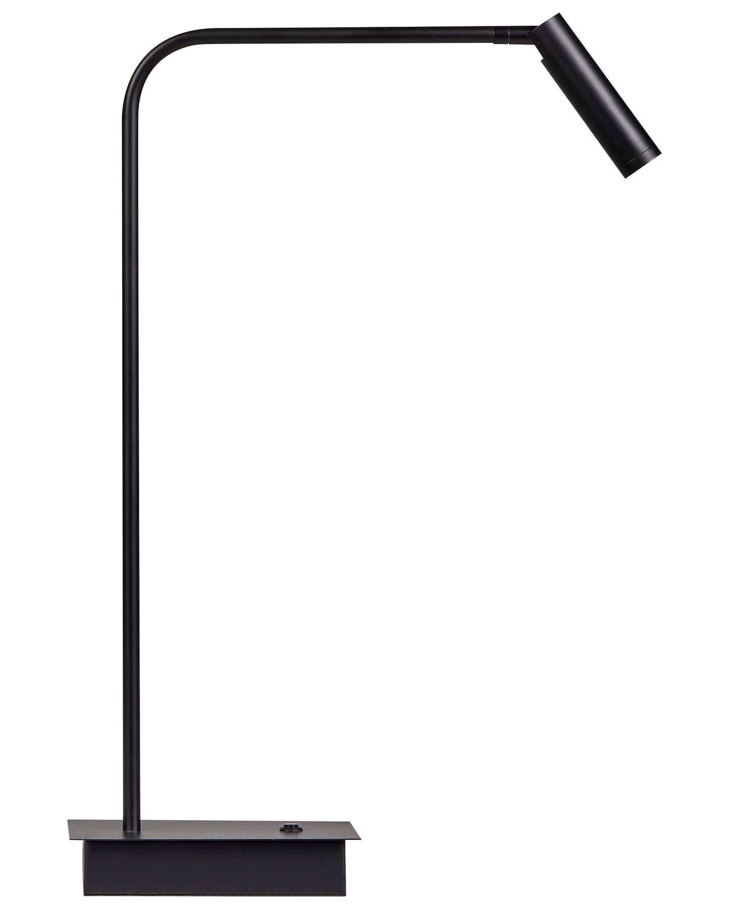 Desk LED Lamp Black Metal With Adjustable Shade