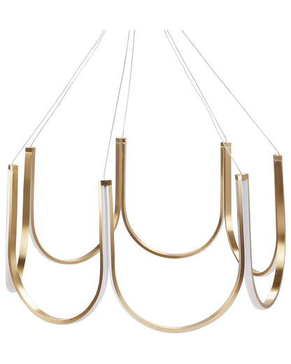 Gold Aluminium Pendant Chandelier With LED Lighting