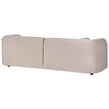 Home Velvet 5 Seater Taupe Sofa Armchair Set