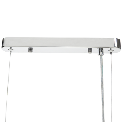 Chandelier Chrome Finish With Crystals For Living Room